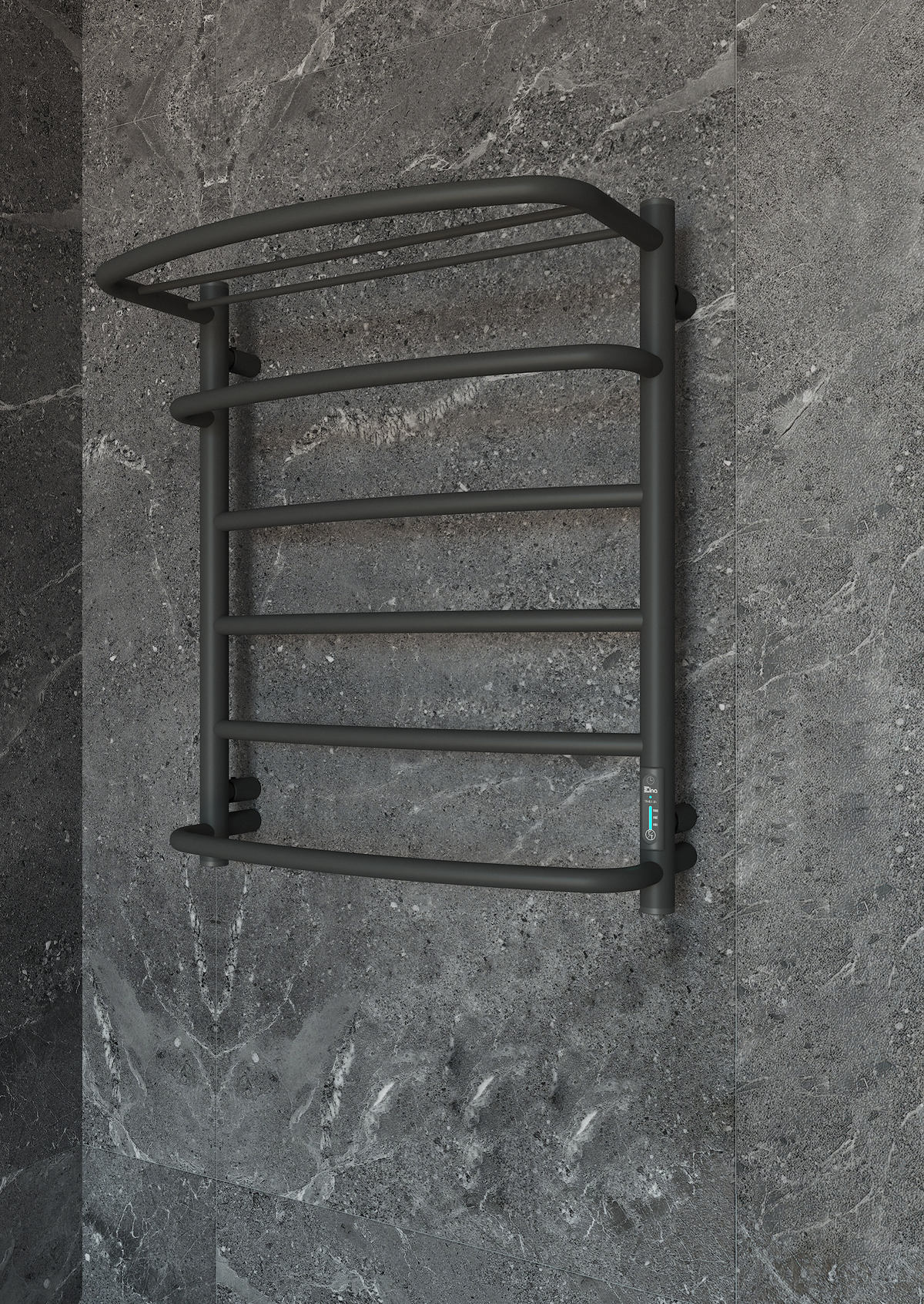 Cascade with shelf 6 Black