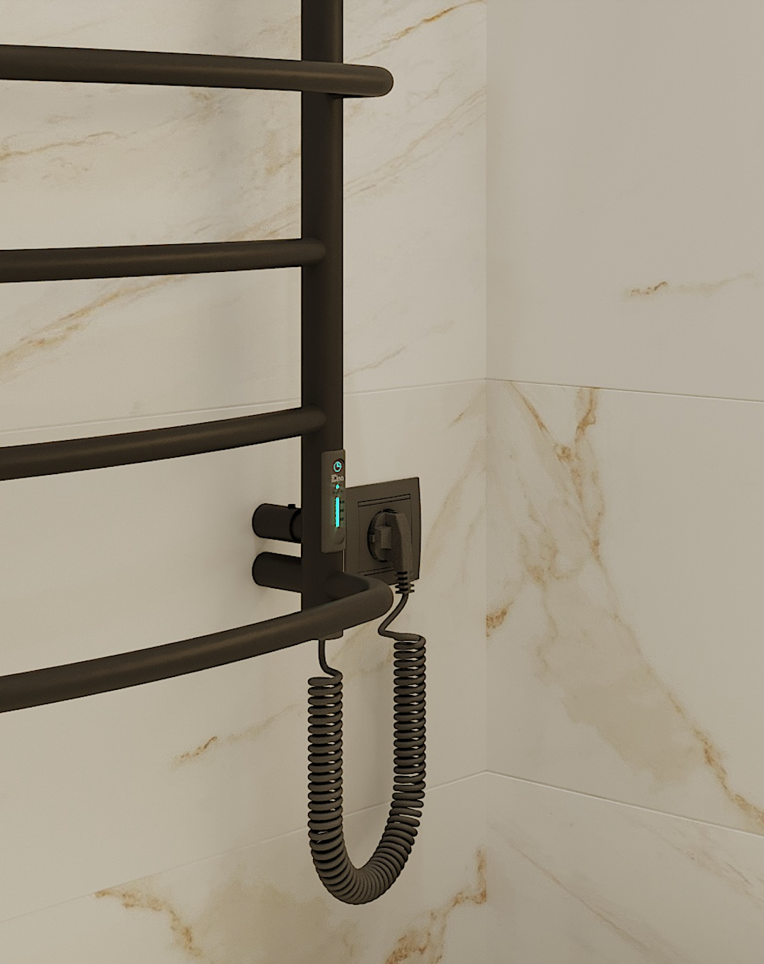 Cascade with shelf 9 Black